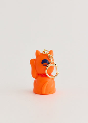 Orange Kewpie Doll Key Chain (Lacky Cat)