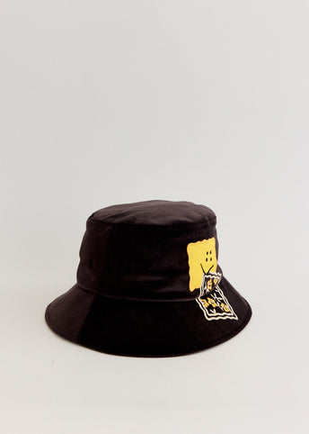 Velveteen Bucket Hat (PECKISH RAINBOWY)