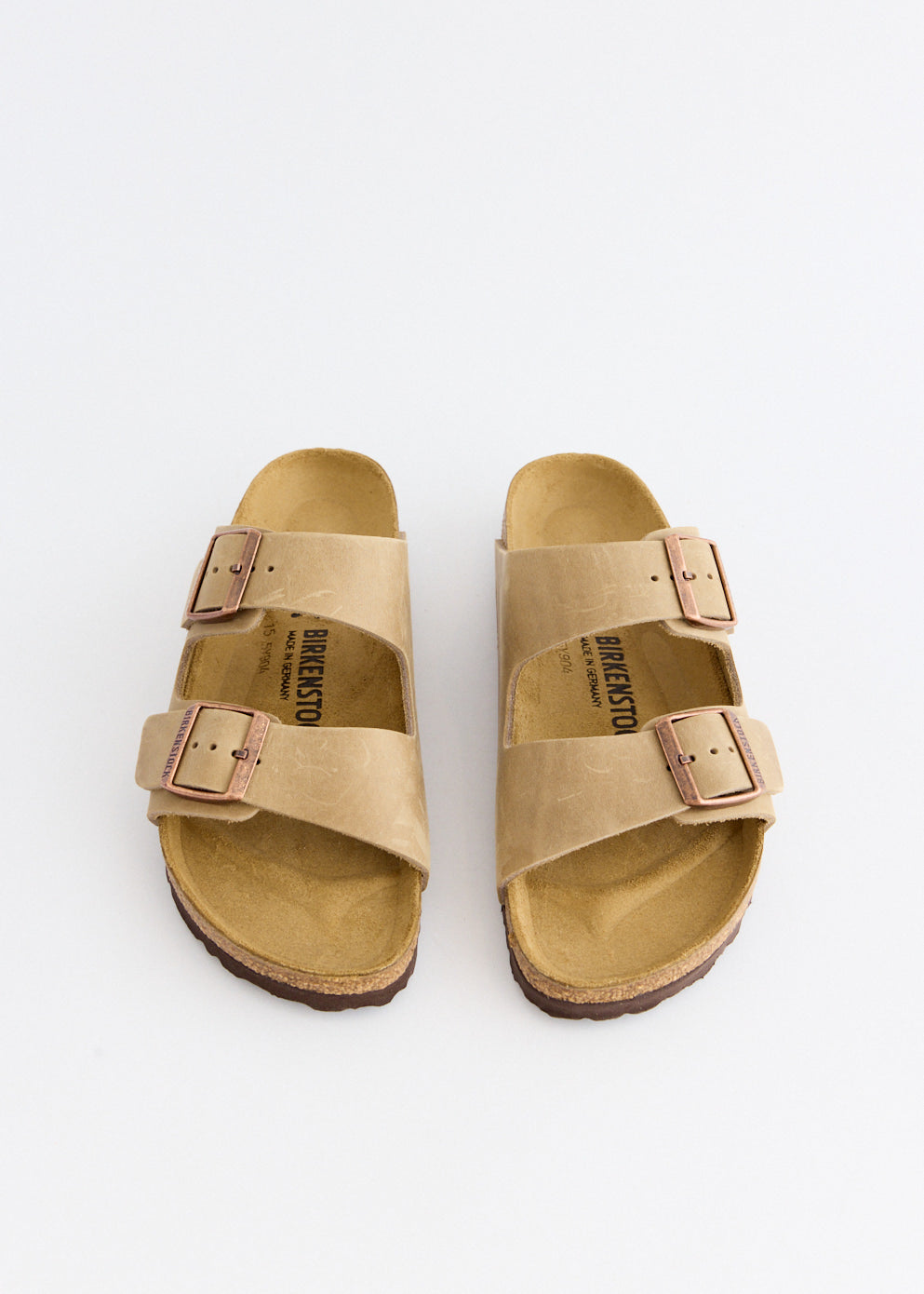 Arizona Oiled Leather Narrow Sandals