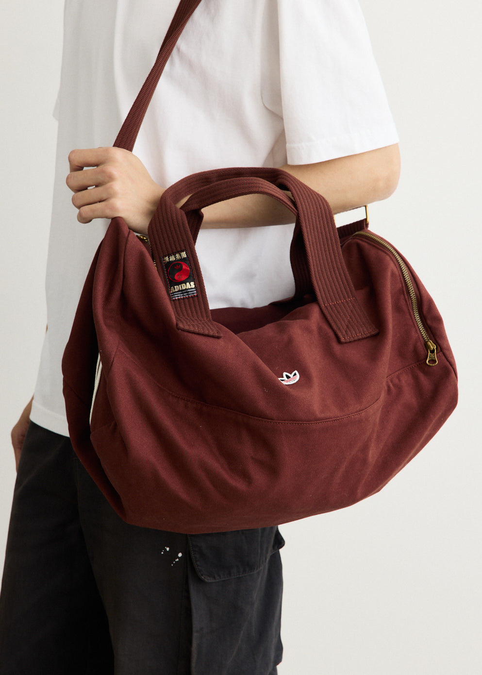 x CLOT by Edison Chen Barrel Bag