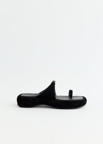 Logo Toe Loop Flip Flops