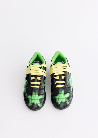 Women's Total 90 Shox Magia 'Black and Yellow Diamond' Sneakers