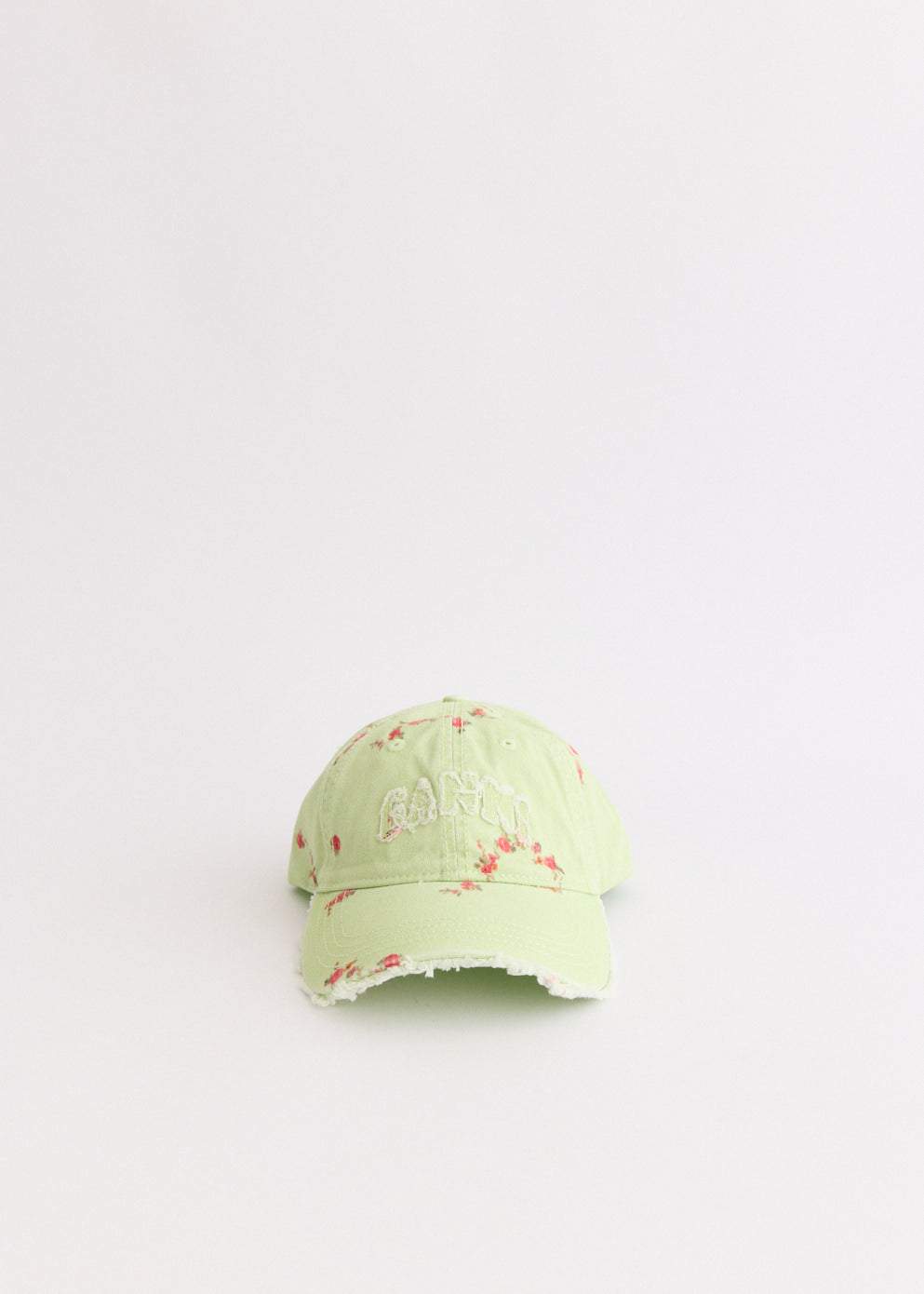 Washed Cotton Print Canvas Cap