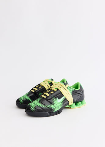 Women's Total 90 Shox Magia 'Black and Yellow Diamond' Sneakers