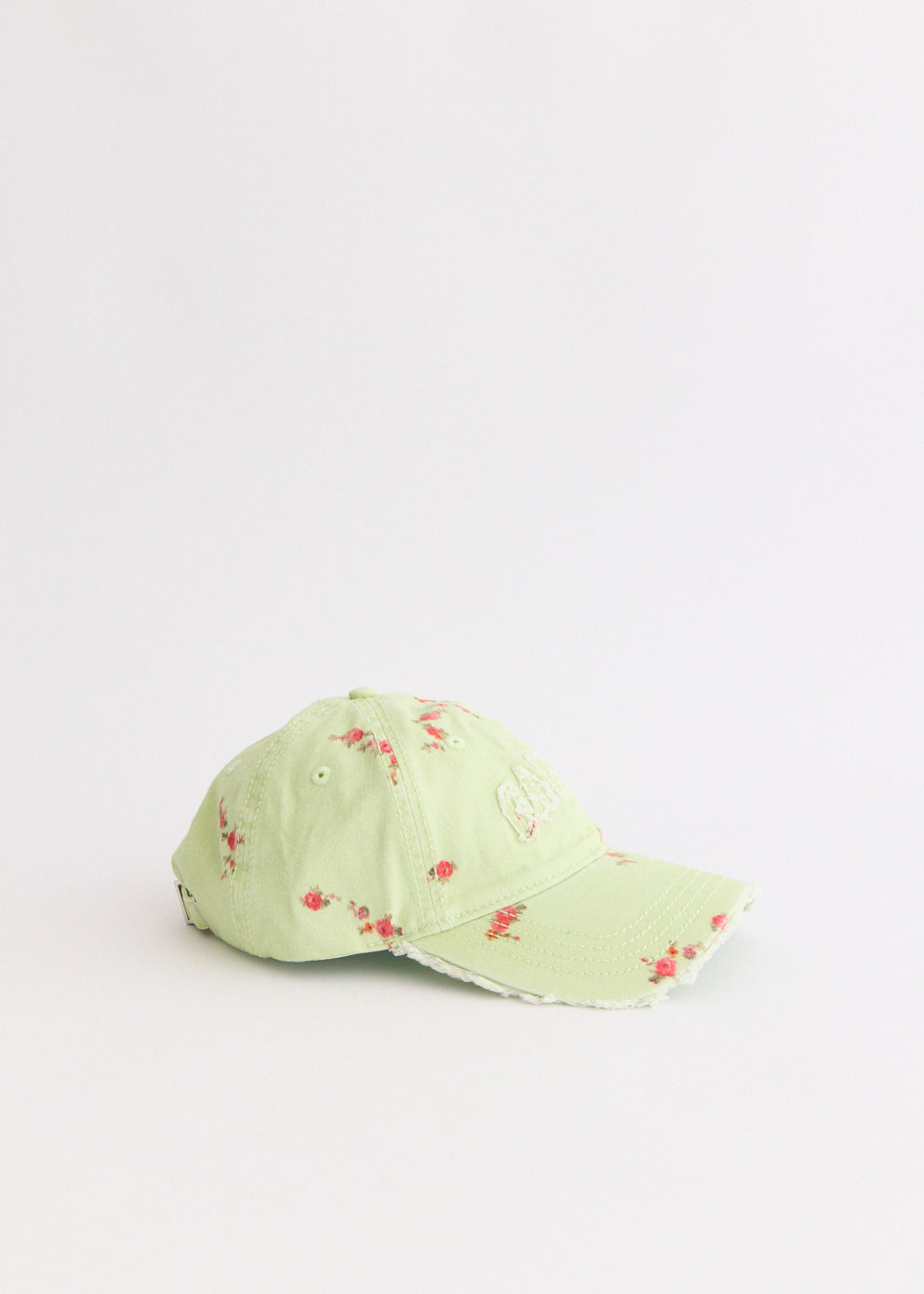 Washed Cotton Print Canvas Cap