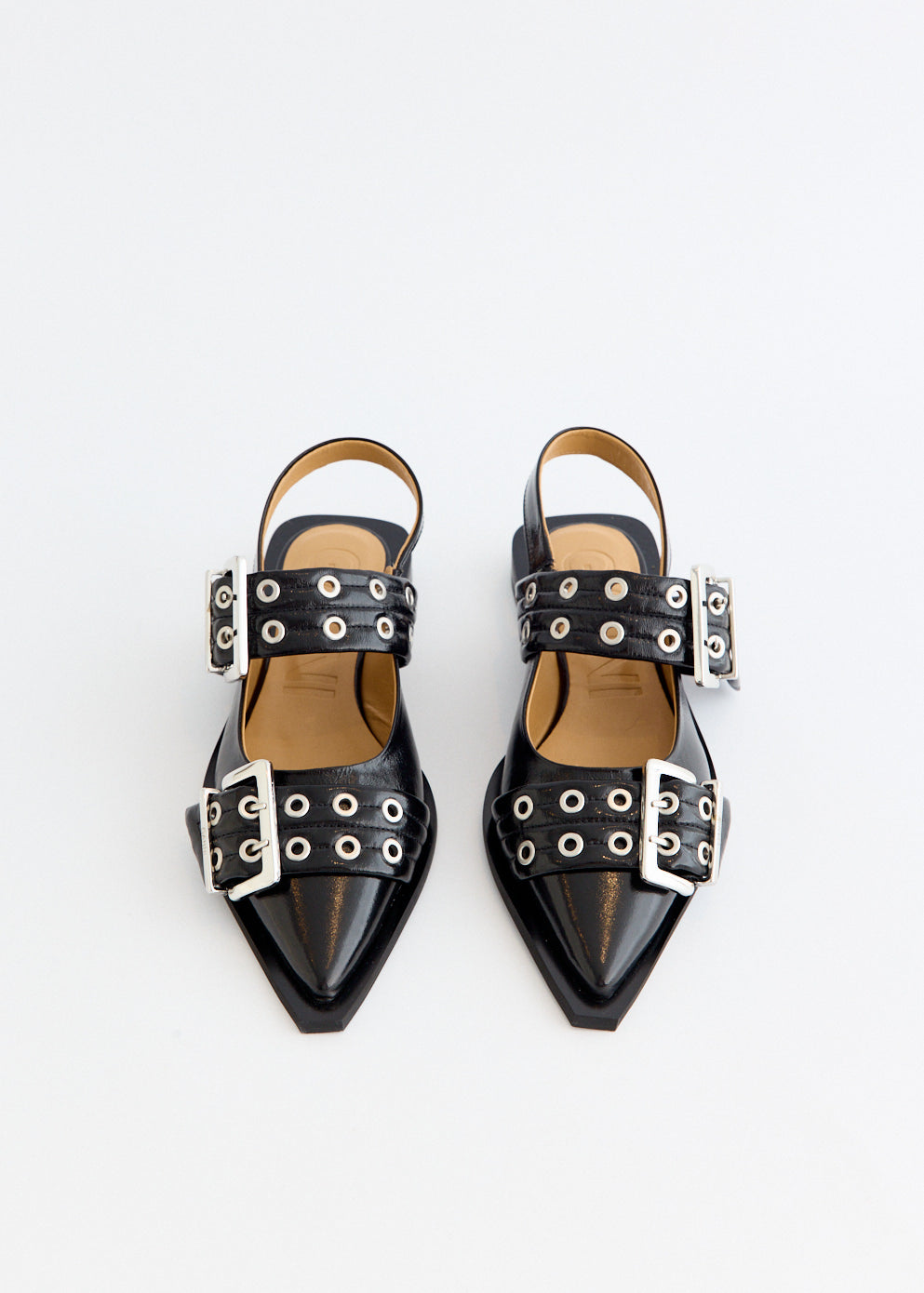 Feminine Buckle Ballerina