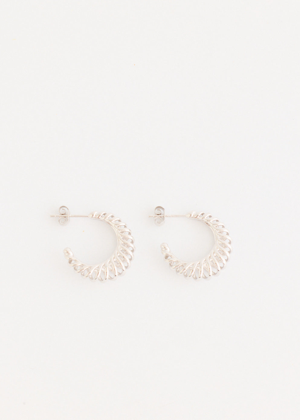 Silver Hoop Earrings