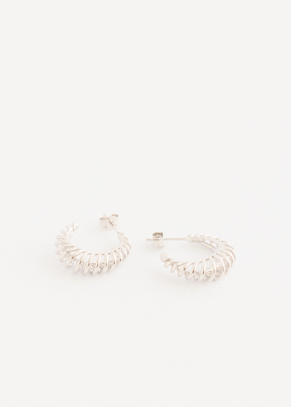 Silver Hoop Earrings