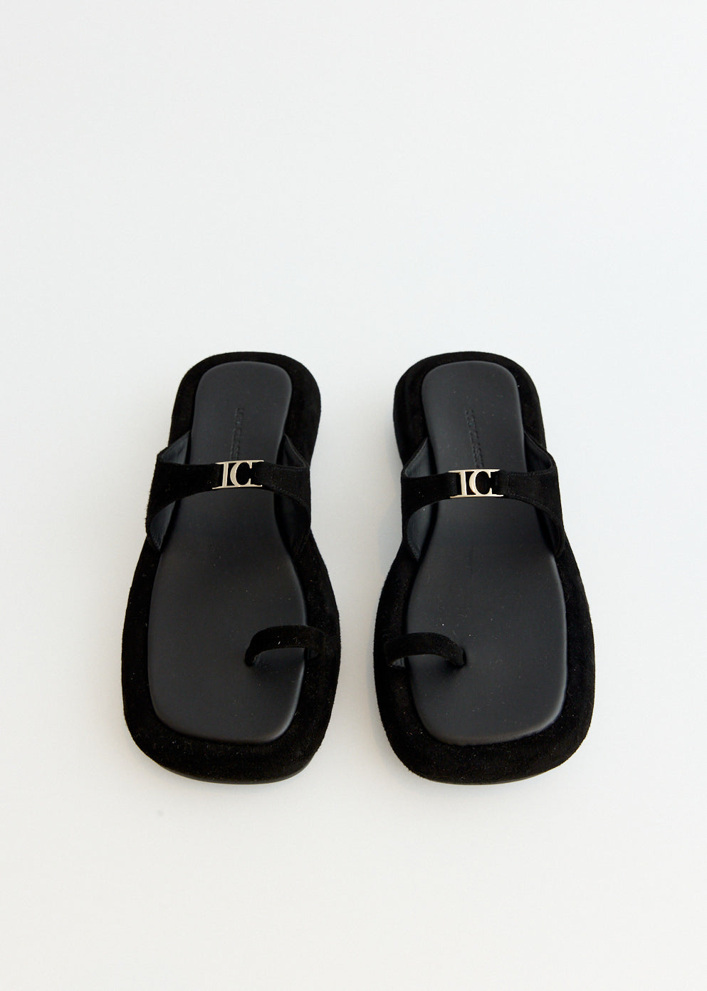 Logo Toe Loop Flip Flops