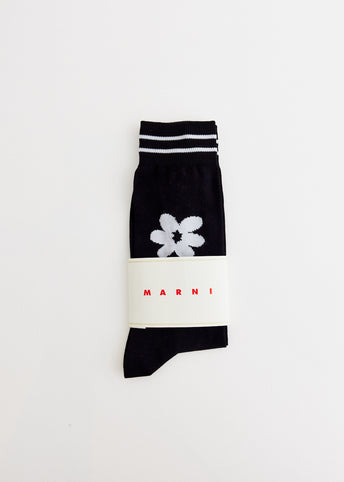 Flower Intarsia Socks