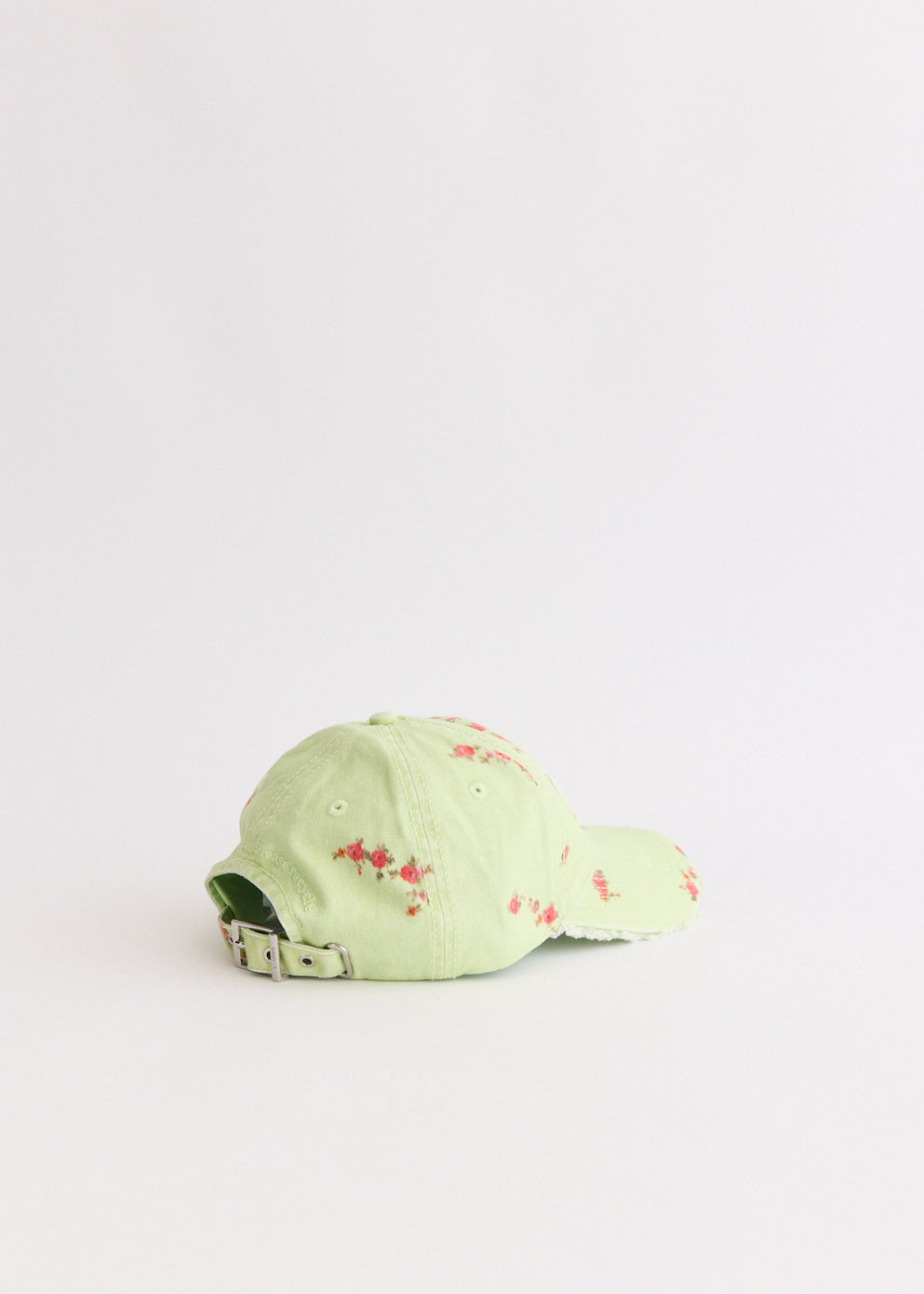 Washed Cotton Print Canvas Cap