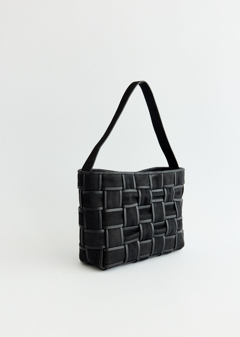 Border Woven Mini Tote