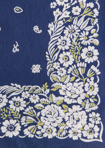 Fastcolor Selvedge Bandana (CHURCHILL GARDEN)