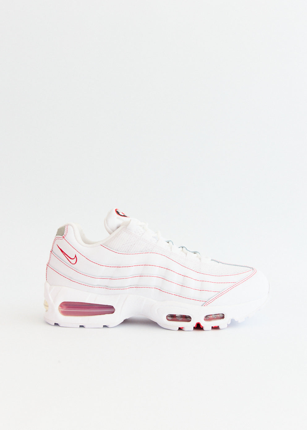 Air Max 95 OG 'White University Red' Sneakers