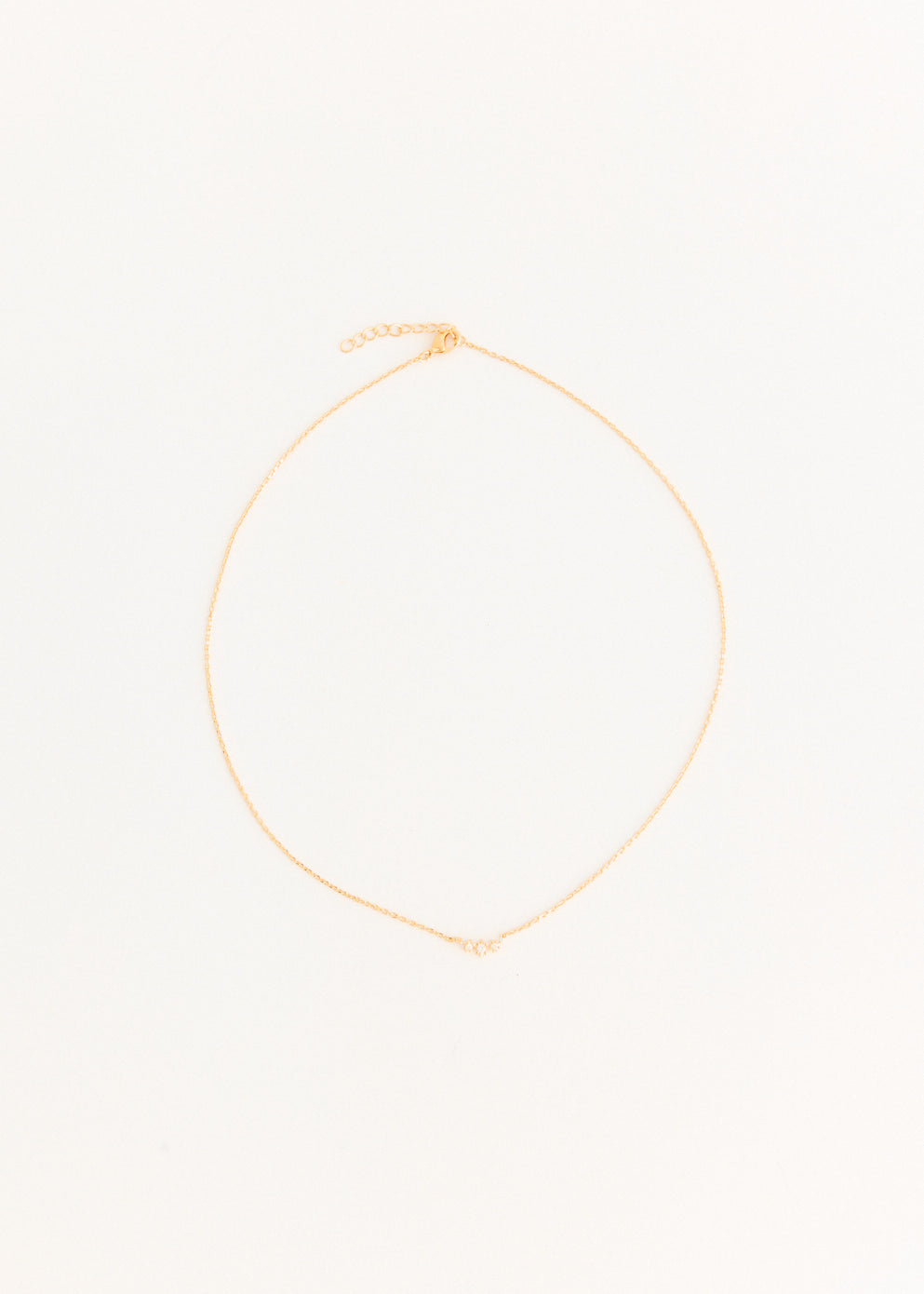 Gold Crystal Necklace