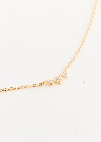 Gold Crystal Necklace