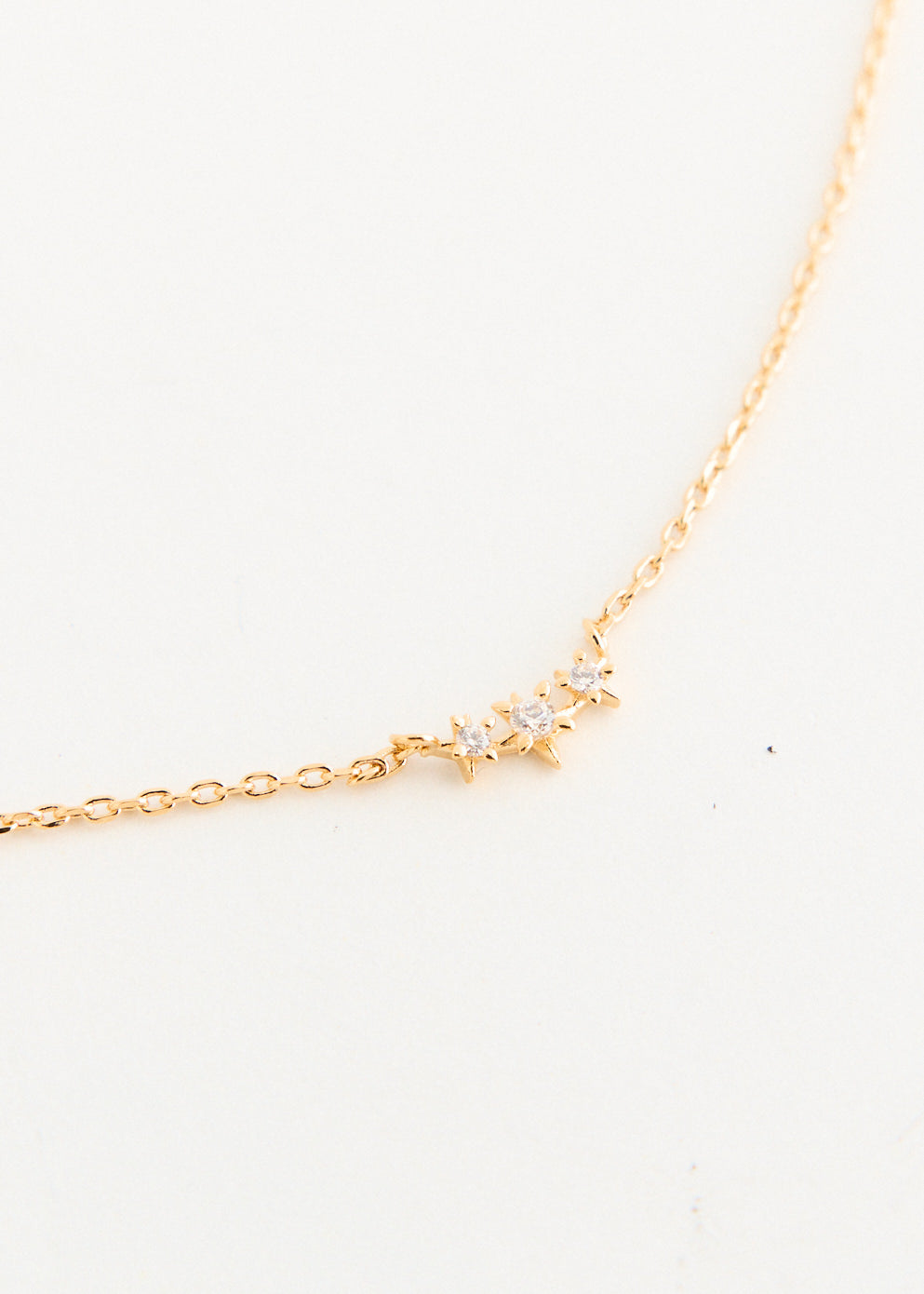 Gold Crystal Necklace