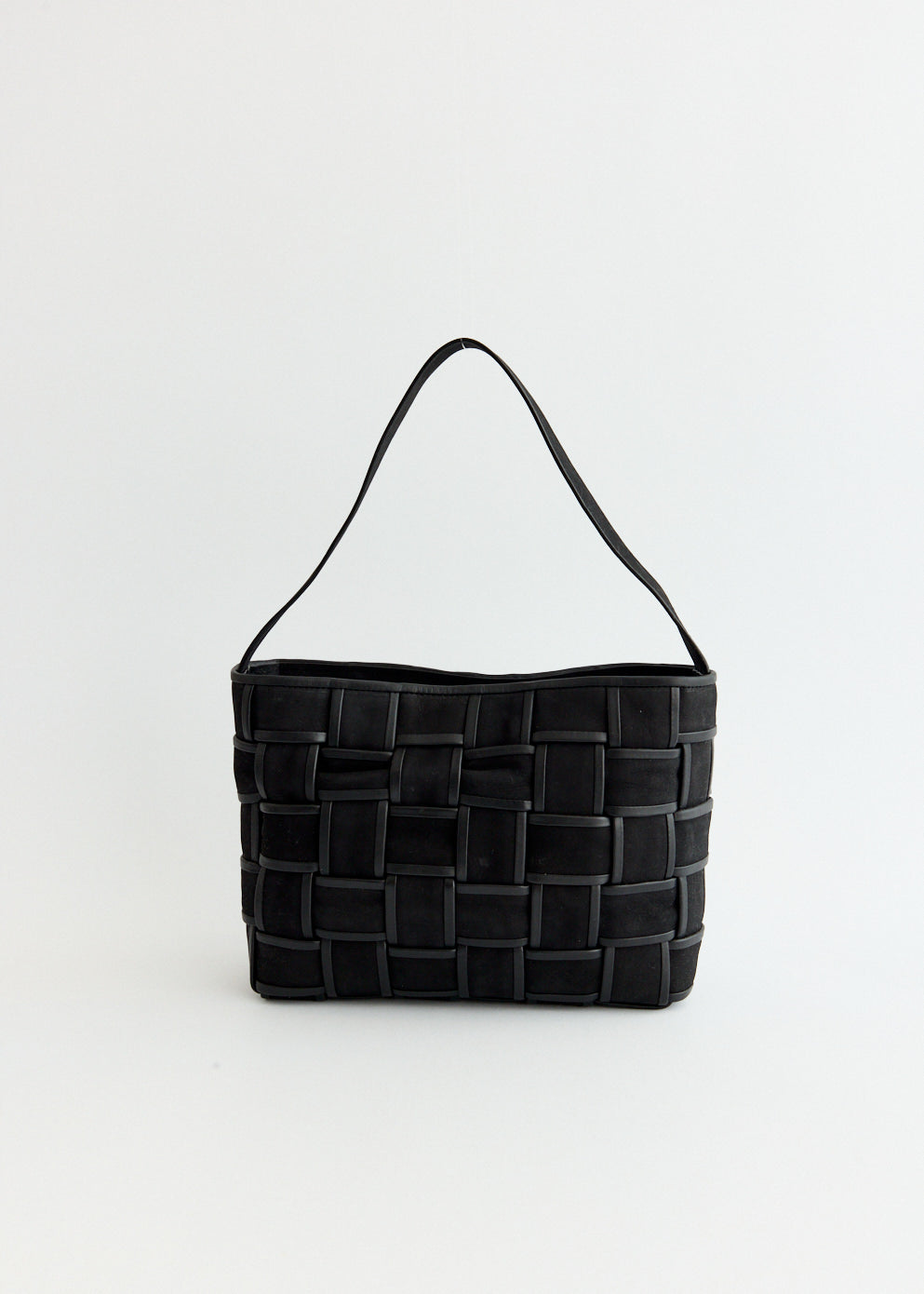 Border Woven Mini Tote