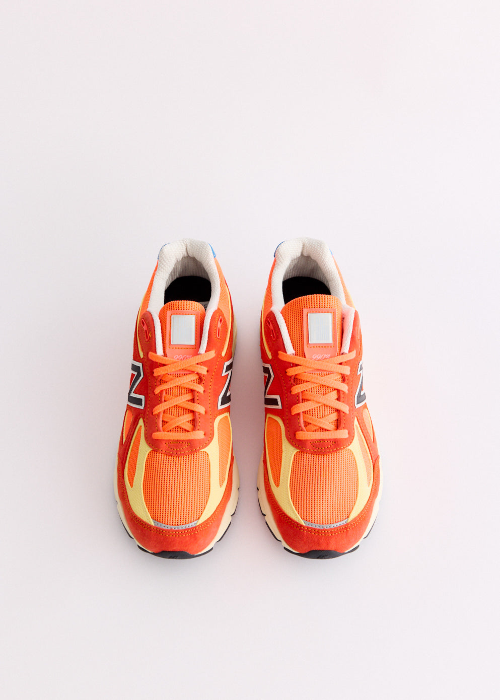 MADE in USA 990v4 'Urgent Red' Sneakers