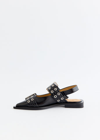 Feminine Buckle Ballerina