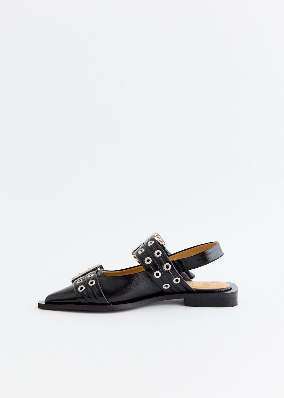 Feminine Buckle Ballerina