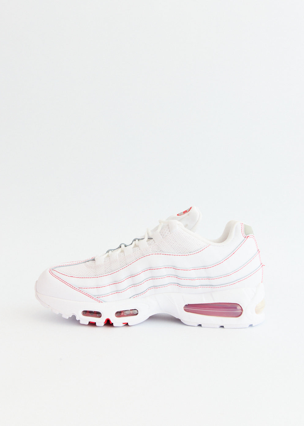 Air Max 95 OG 'White University Red' Sneakers