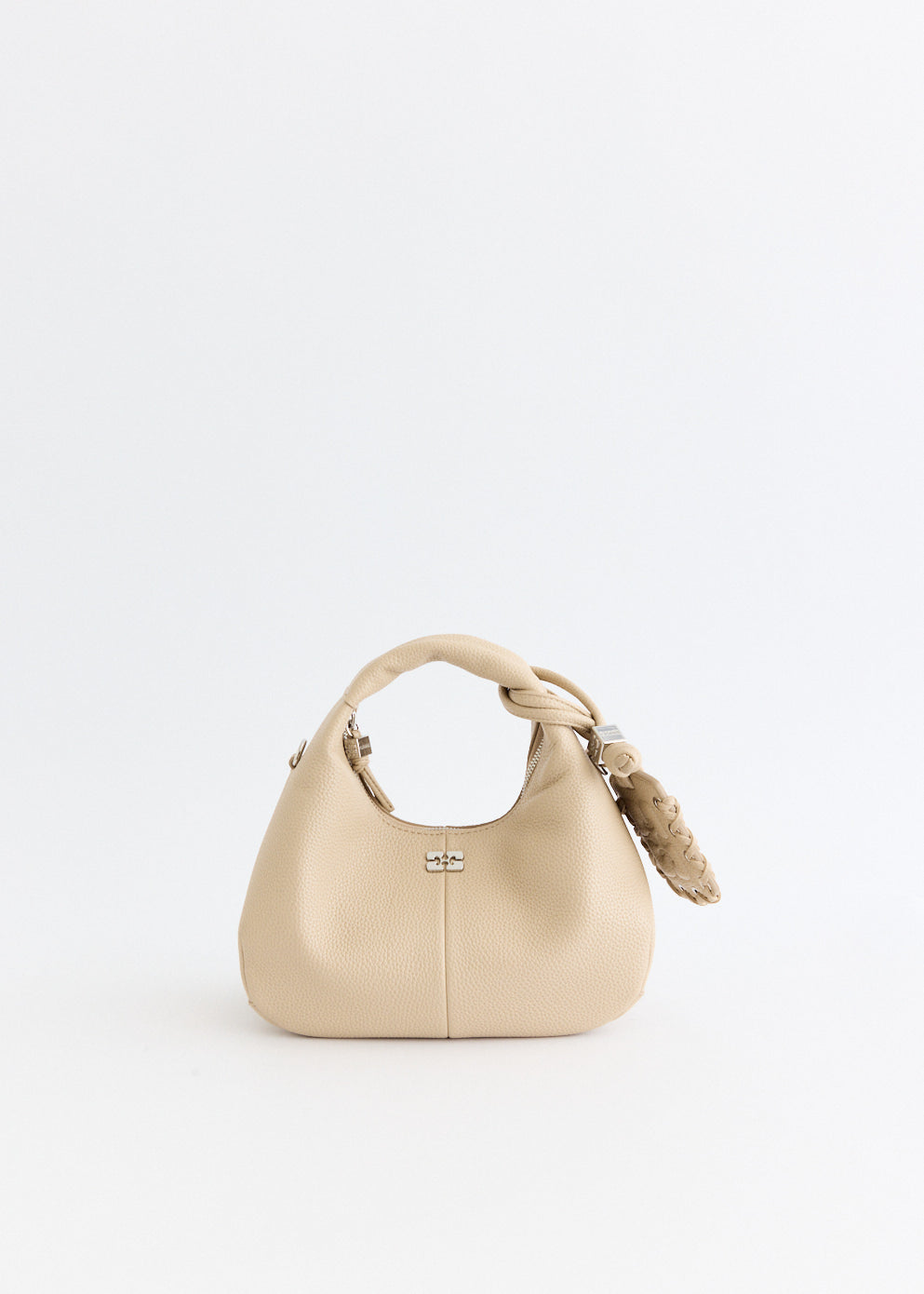 Grained Mini Hobo Bag