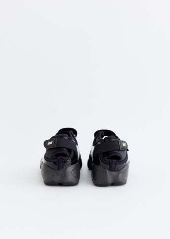 Women's Air Rift 'Black Metallic Silver' Sneakers