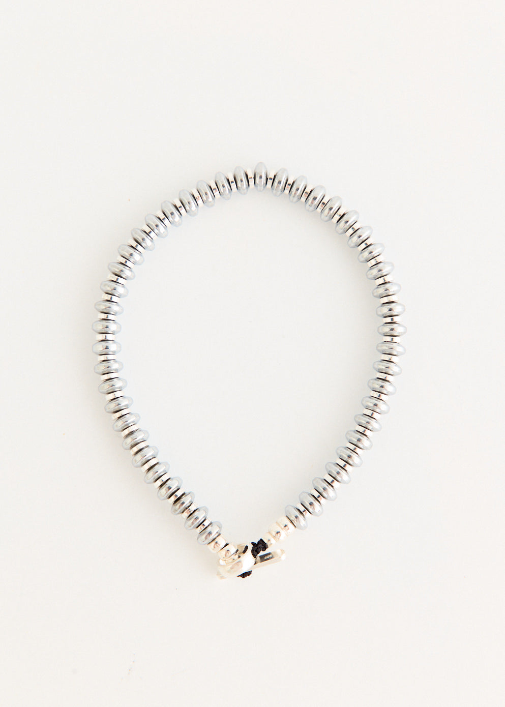 Hematite Roundel Beads Bracelet