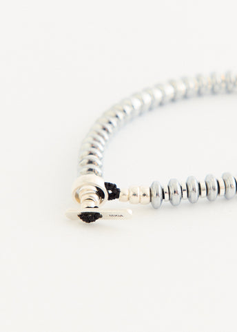 Hematite Roundel Beads Bracelet