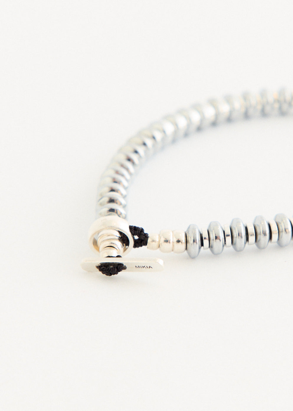 Hematite Roundel Beads Bracelet