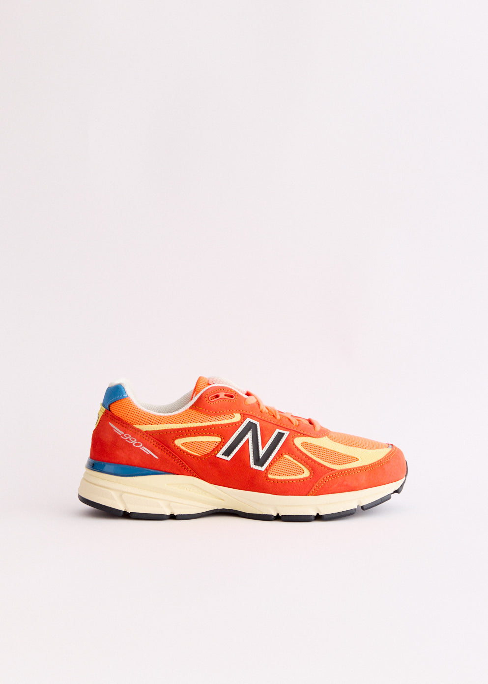 MADE in USA 990v4 'Urgent Red' Sneakers