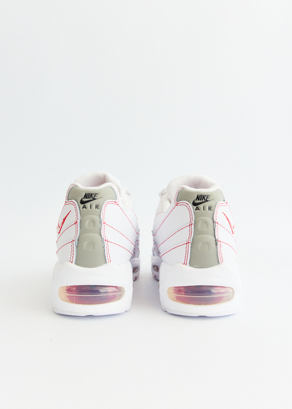 Air Max 95 OG 'White University Red' Sneakers