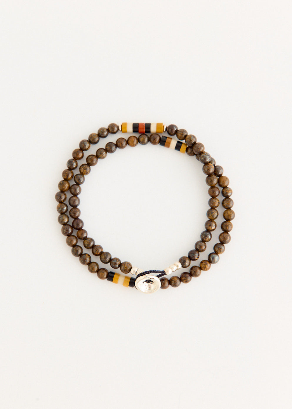 4mm Stone Double Wrap Bracelet