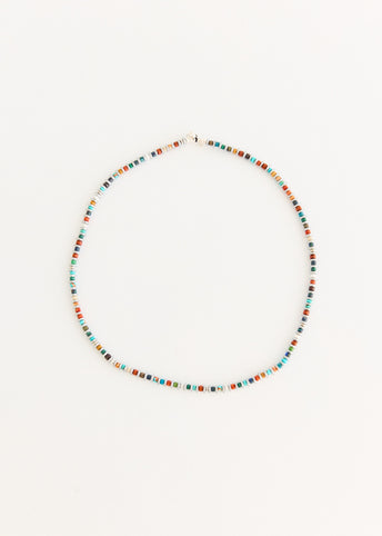 Hematite Roundel Beads Necklace