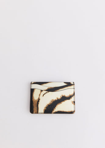 Bou Card Holder Zebra Print