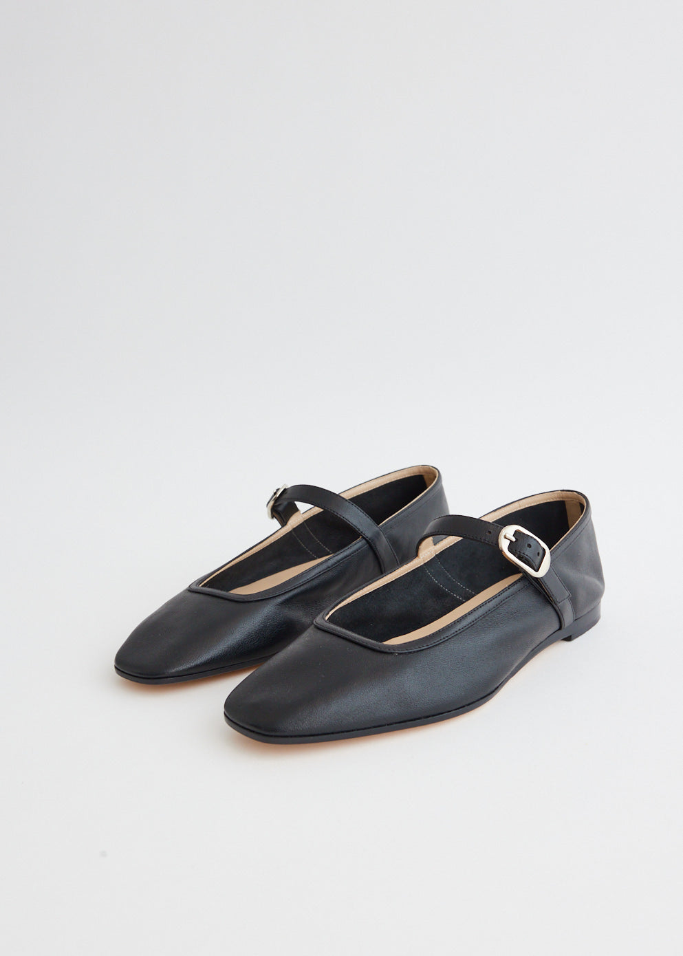 Ballet Mary Jane Leather Flats
