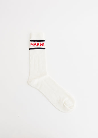 Logo Stripe Socks