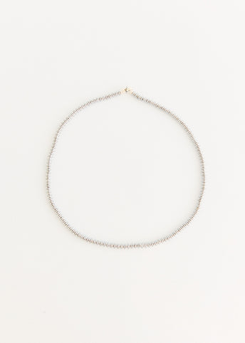 Hematite Roundel Beads Necklace