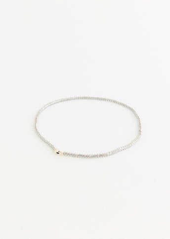 Hematite Roundel Beads Necklace