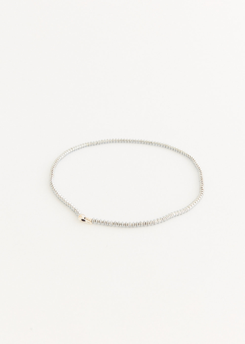 Hematite Roundel Beads Necklace