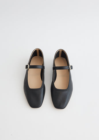 Ballet Mary Jane Leather Flats
