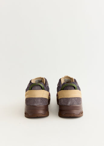 X-ALP Suede 'Plum Perfect' Sneakers