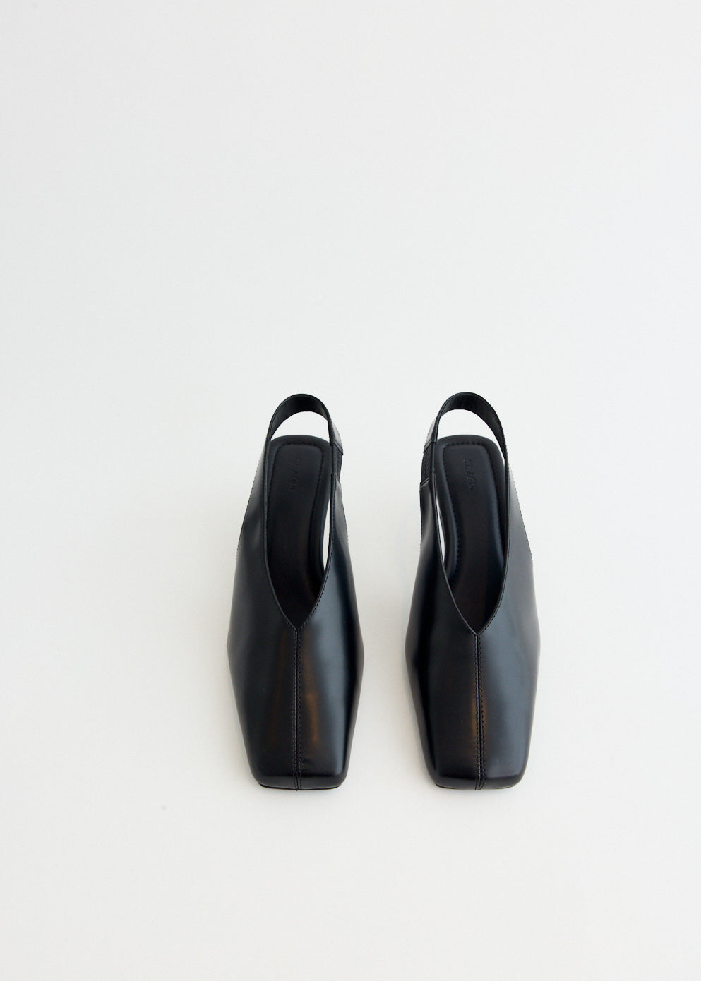 Square Toe Sling Back Heel