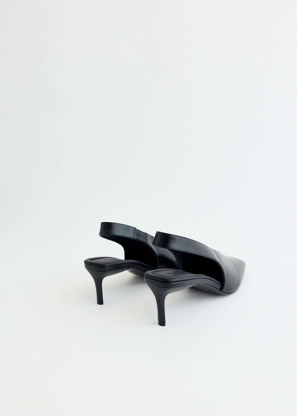 Square Toe Sling Back Heel