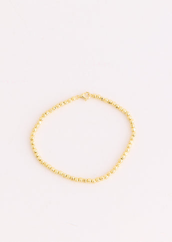 Bead Chain Gold Bracelet