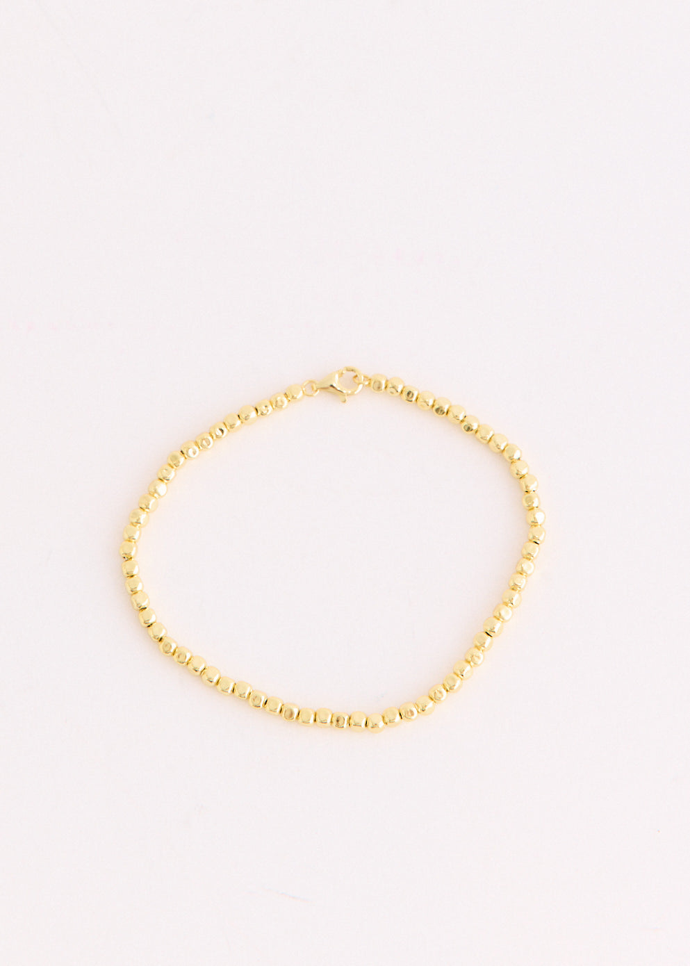 Bead Chain Gold Bracelet