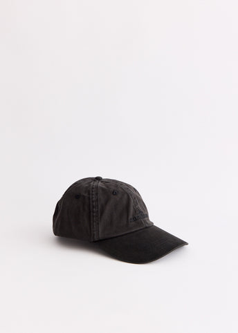 Brushed Cotton Gabardine Cap