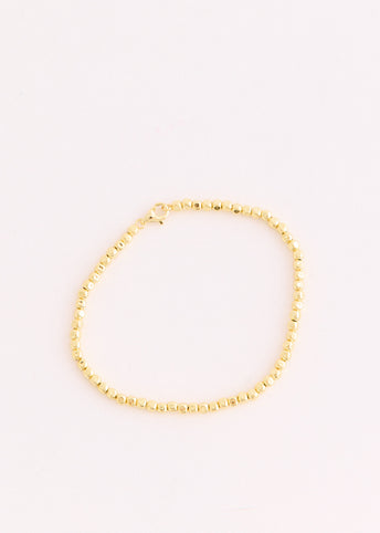 Bead Chain Gold Bracelet