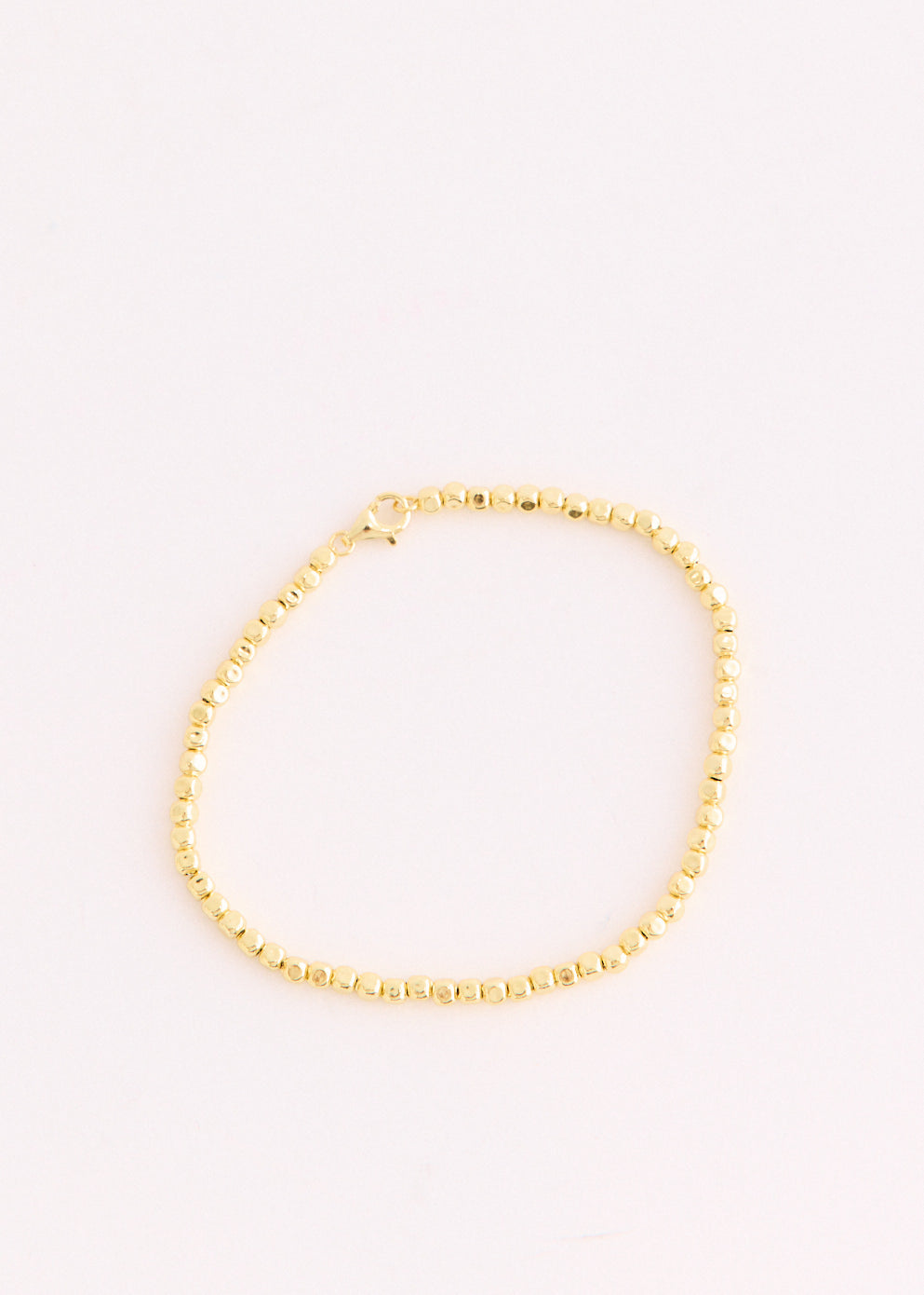 Bead Chain Gold Bracelet